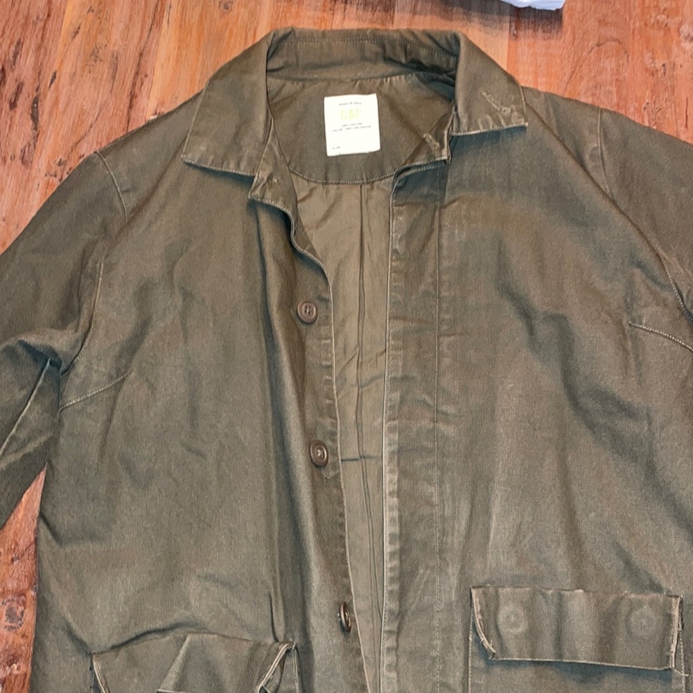 Green Gap canvas jacket